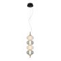 Italux Testa PND-84938-4V-BK Pendelleuchte 4x16W/LED 3000K 1000lm IP20