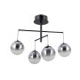Italux Velada PND-34381-4-BK Suspension lumineuse 4x20W/LED 3000K 1810lm IP20