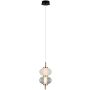 Italux Testa PND-84938-2-BK Pendelleuchte 1x8W/LED 3000K 500lm IP20