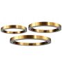 Step Into Design CIRCLE 3in1 ST-8848-40+60+80 brass Pendelleuchte 3x93W/LED 3000K 8835lm IP20