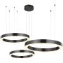 Step Into Design CIRCLE 3in1 ST-8848-60+80+100 black Suspension lumineuse 112W/LED 3000K