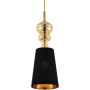 Step Into Design QUEEN MP-8846-18 black gold Pendelleuchte 2x60W/E27 IP20