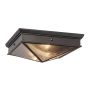 Quintiesse Cairo QN-CAIRO-F-M-UBZ-CR Deckenleuchte 2x40W/E27 IP20
