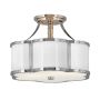 Quintiesse CHANCE QN-CHANCE-SF-S-PN Deckenlampe 2x60W/E27