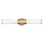 Quintiesse FACET QN-FACET-LED2-HB-BATH Applique murale 2x12W/LED 3000k 2160LM IP44