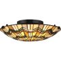 Quoizel ALCOTT QZ-ALCOTT-F Plafonnier 2x60W/E27
