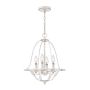 Quoizel Bradbury QZ-BRADBURY-4P-AWH Pendelleuchte 4x40W/E14