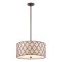 Quoizel BROWN LATTICE QZ-BROWN-LATTICE-P-L Suspension 4x60W/E27