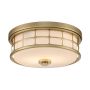 Quoizel Guardian QZ-GUARDIAN-F-PNBR Plafonnier 2x60W/E27 IP44