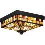 Quoizel INGLENOOK QZ-INGLENOOK-F Deckenleuchte 2x60W/E27 IP44