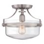 Quoizel PENN STATION QZ-PENN-STATION-F-BN Lampe de plafond 1x60W/E27