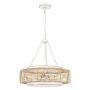 Quoizel Waylon QZ-WAYLON-4P-AWH Pendelleuchte 4x60W/E27 IP20