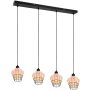 Trio BORKA R31264036 Pendelleuchte 4x40w/e27 ip20