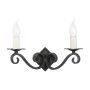 Elstead Lighting RECTORY RY2A-BLACK Applique murale 2x60W/E14