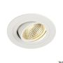 SLV NEW TRIA 1 SET 113871 Einbau-Downlight 1x8W/LED 2700K 645LM IP20