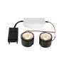 SLV NEW TRIA® 1008005 Einbau-Downlight 2x13.6W/LED 2700K 1220lm