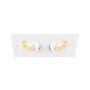SLV NEW TRIA® 1008509 Einbau-Downlight 2x10W/GU10