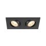 SLV NEW TRIA® 1008510 Einbau-Downlight 2x10W/GU10