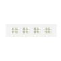 SLV PAVANNO 1010123 Panneau LED 4x17W/LED 3000K/4000K/5000K 2957lm|6882lm
