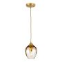 Elstead Lighting Tiber TIBER-P-AMBER Suspension 1x60W/E27