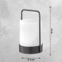 Fischer&Honsel Casoli 850207 Tischleuchte 2x0.5W/LED RGBW 8lm IP44
