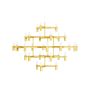 King Home ATOMIC GRANDE XCP9120-30.GOLD Suspension 30x10W/G9 IP20