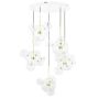 King Home CAPRI DISC XCP9148-5A Pendelleuchte 10x7W/LED 3000K IP20