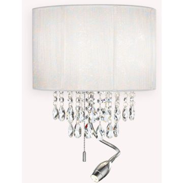 Ideal Lux OPERA 068268 Applique murale 1x40W/E14+1x1.5W/LED ip20