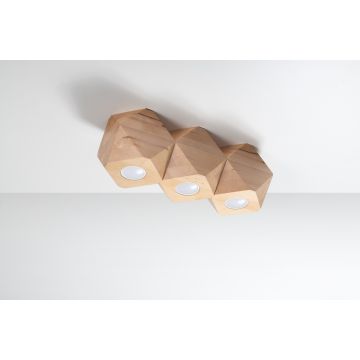 Sollux WOODY 3 SL.1010 Deckenleuchte 3x40W/GU10 IP20