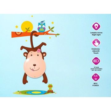 Milagro MONKEY ML115 Applique murale 1x0,6W/LED