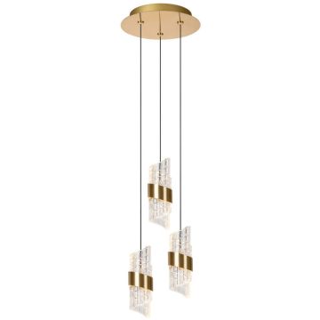 Lucide KLIGANDE 13496/21/02 Pendelleuchte 3x7w/led 2700k 720lm ip20