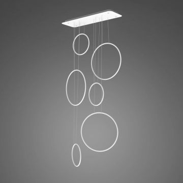 Altavola Design Ledowe okręgi LA076/P_90_in_4k_white_dimm Suspension lumineuse 6x130W/LED 4000K 7800lm IP44