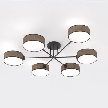 Emibig MAGA 1569/6 Lampe de plafond 6x10W/E14 IP20