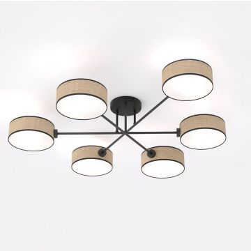 Emibig MAGA 1571/6 Lampe de plafond 6x10W/E14 IP20