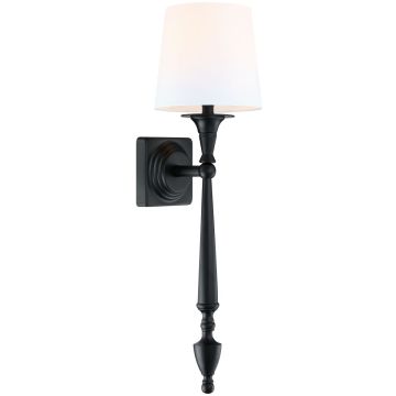 Cosmolight AUSTIN W01296BK-WH Applique murale 1x40W/E27 IP20