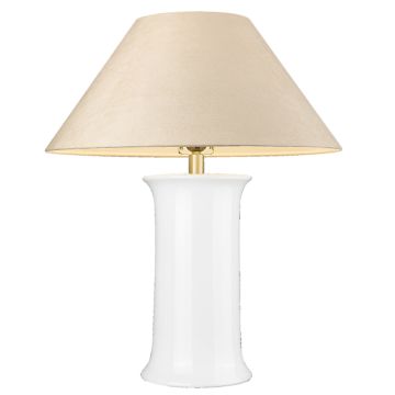 Cosmolight MONROE T01869BR-WH Lampe de table 1x40W/E27 ip20