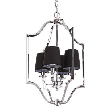 Cosmolight NEW YORK 1 P04380CH-BK Kronleuchter 4x40W/E14 IP20