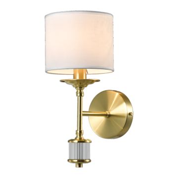 Cosmolight SUTTON W01845BR-WH Wandleuchte 1x25W/E14 ip20