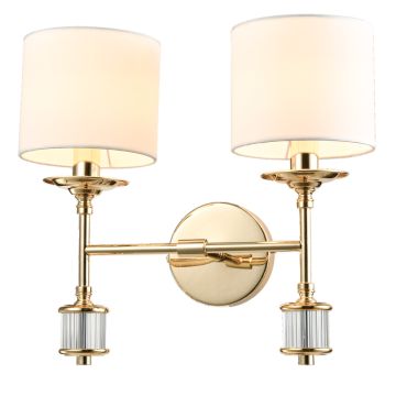 Cosmolight SUTTON W02415AU-WH Wandleuchte 2x25W/E14 ip20