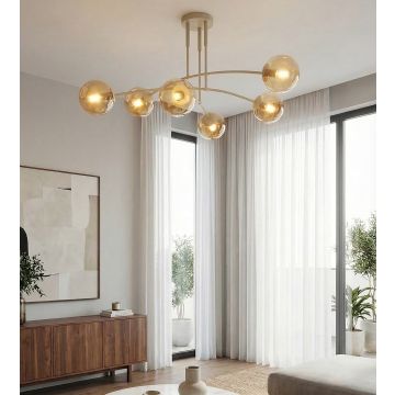 Emibig PREGOS 1686/6 Lampe de plafond 6x10W/E14 IP20