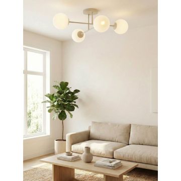 Emibig ROMA 1635/4 Lampe de plafond 4x10W/E14 IP20