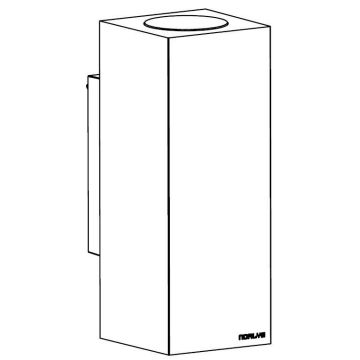 Norlys SANDVIK 1730BC Applique murale 2x2x4W/GU10 IP65