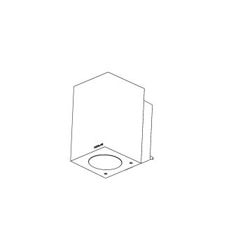 Norlys SANDVIK 1741BC Wandleuchte 1x3.9W/GU10 2700K 265LM IP65