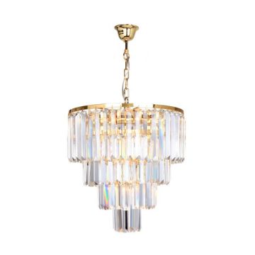 Zuma Line AMEDEO 17106/4+1-GLD Suspension 5x40W/E14