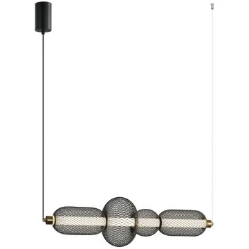 Italux Marco PND-84283-4-BK Pendelleuchte 1x16W/LED 3000K 900lm IP20