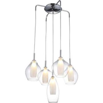 AZzardo AMBER MILANO 5 AZ3076 Pendelleuchte 5x40W/G9 IP20
