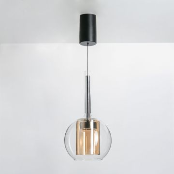 Zuma Line TAGNA 251001-AM Suspension lumineuse 1x6W/Led 3000K 270lm IP20