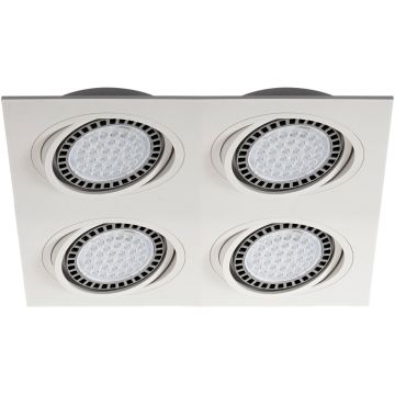 Zuma Line BOXY 20073-WH Einbau-Downlight 4x15W/GU10/ES111 IP20