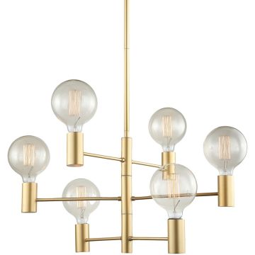 Italux Veva MDM3339/6 GD Deckenlampe 6x40W/E27 IP20