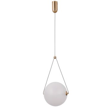 Italux Rastia PND-34361-L-HBR-OPAL Pendelleuchte 1x12W/LED 3000K 1300lm IP20